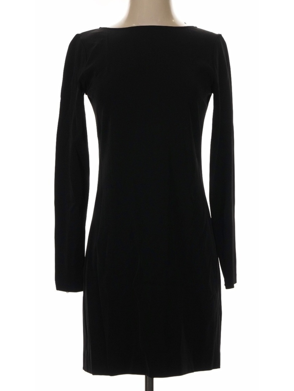 Theory Mimi W NWT Black Long Sleeve Shift Dress Size 4 | $385 Retail